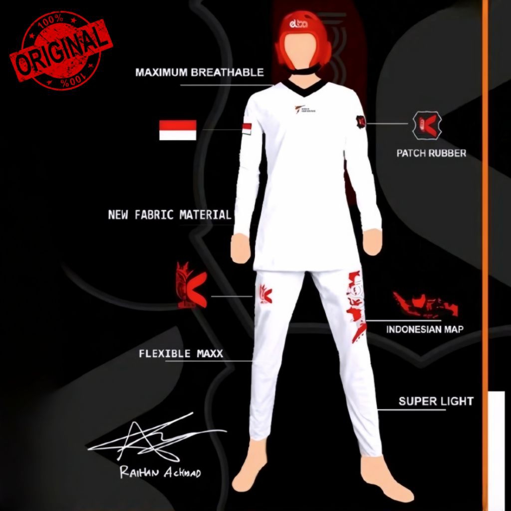 Dobok Taekwondo, Dobok Olympic Elka Ultimate King (Second Like New)