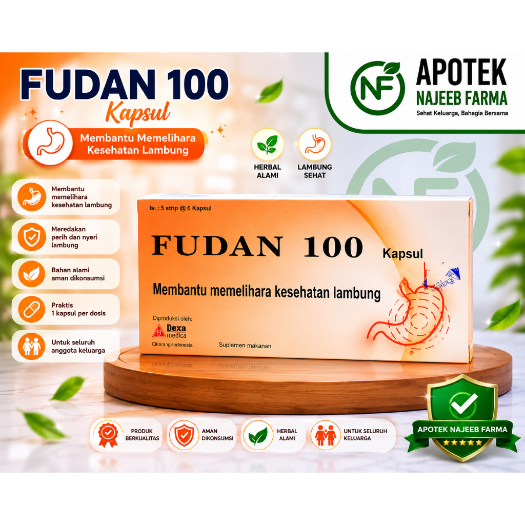 FUDAN 100 MG BOX 30 KAPSUL