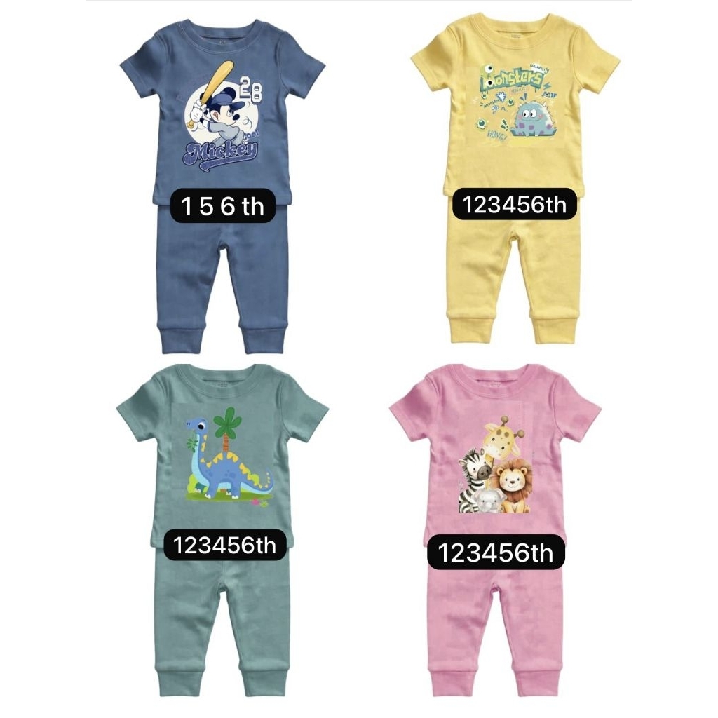 Oneset Baju tidur anak unisex merk CP CARTERS