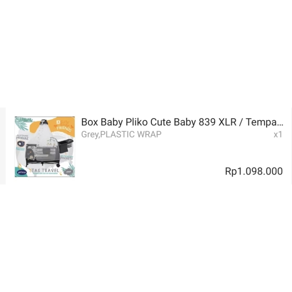 pliko baby crib kasur bayi box bayi 839 XLR