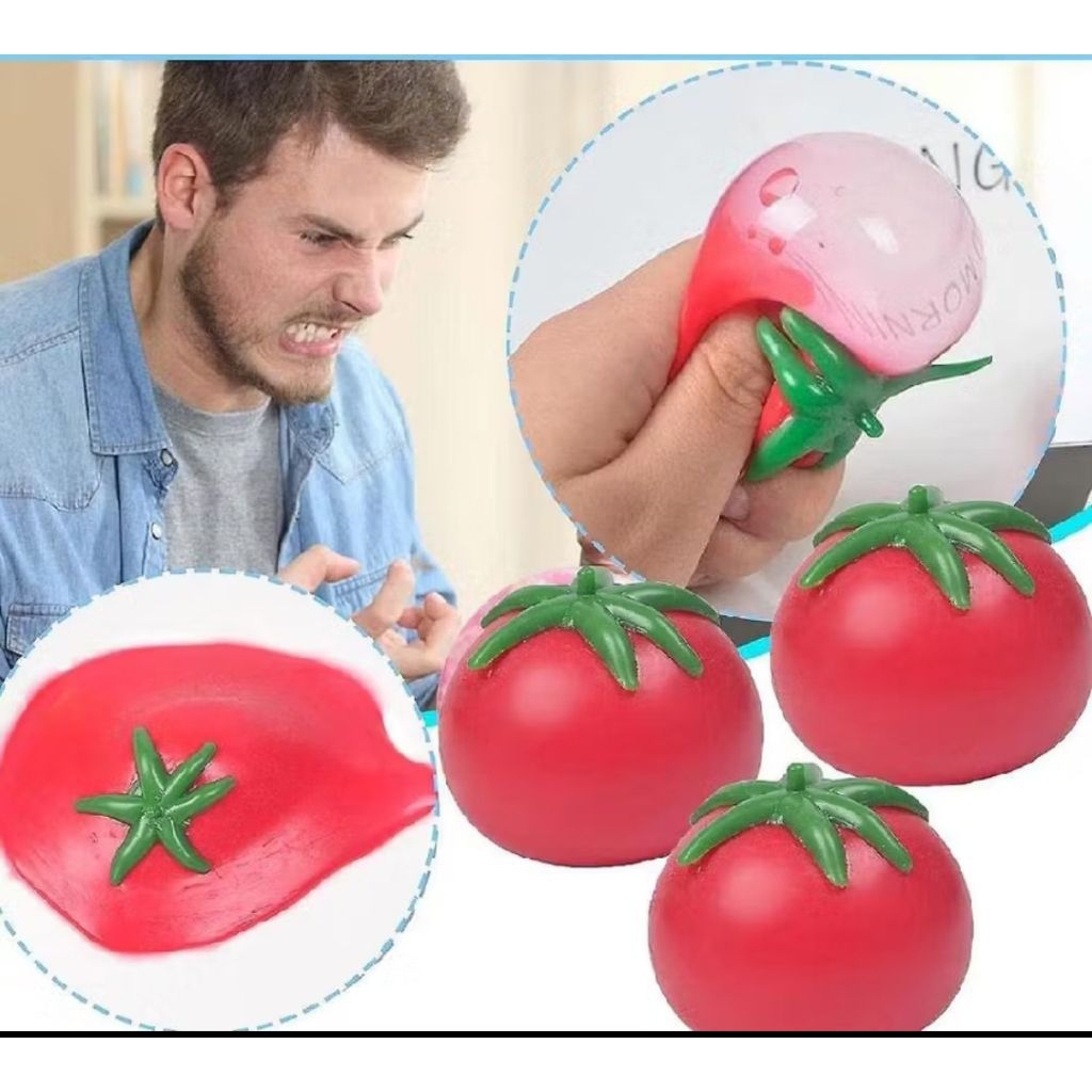 SQUISHY BALL , BOLA SQUISHY TELUR DAN BUAH