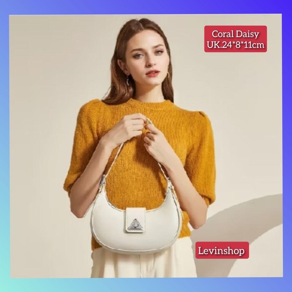 Tas Coral Daisy selempang model bulan sabit (COD)