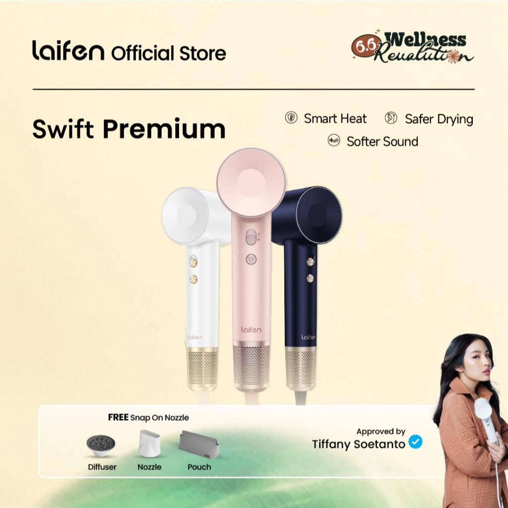 Laifen Swift Premium High Speed Hair Dryer Pengering Rambut Profesional