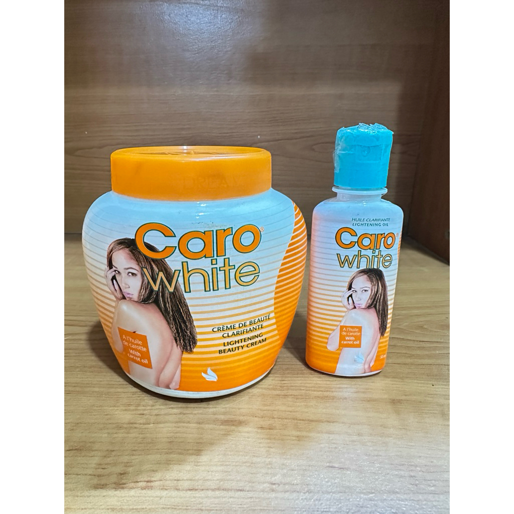 Caro White Cream + lightening oil .