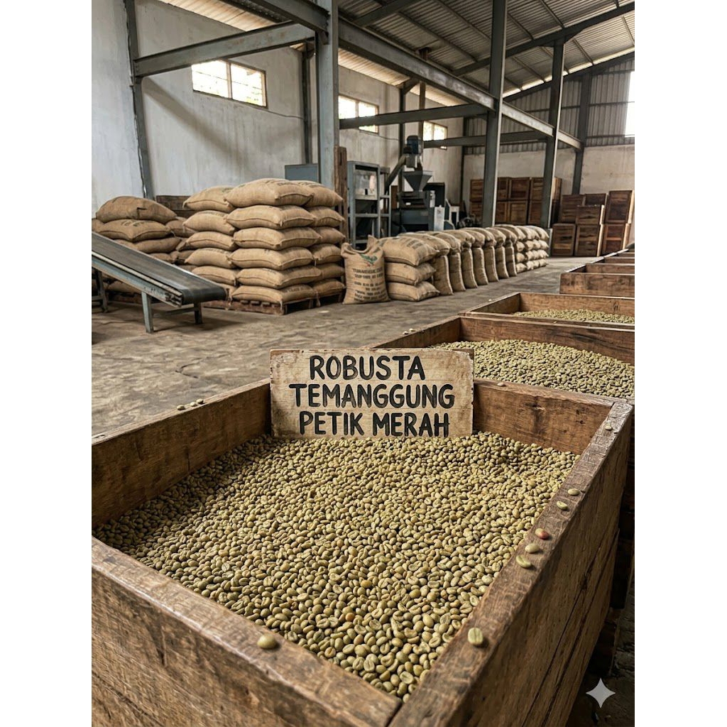 Biji Kopi Robusta PREMIUM Petik Merah,Robusta Murni Temanggung