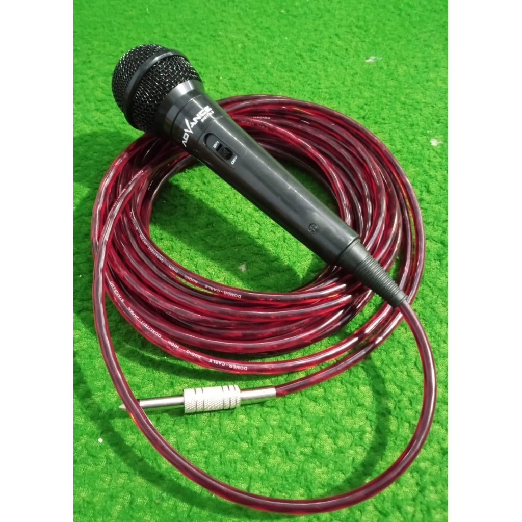 mik kabel JEK besar sudah jadi panjang kabel 10 meter siap buat karaoke