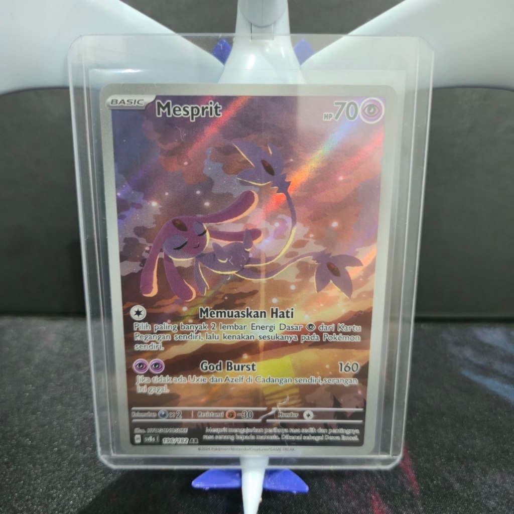 Kartu Pokemon Mesprit AR 196/182 IND