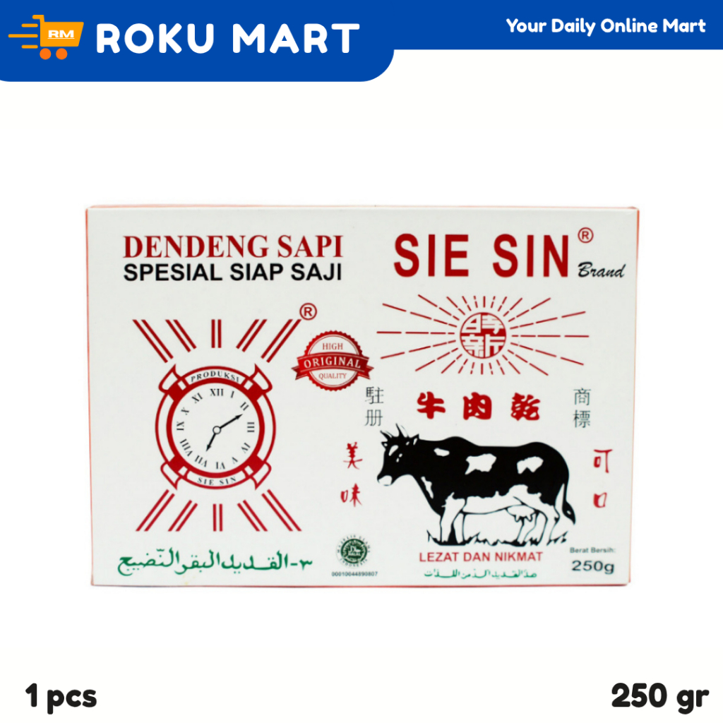 SIE SIN DENDENG SAPI 250 G Special Siap Saji / DENDENG SAPI SIE SIN 250 gr Beef Jerky