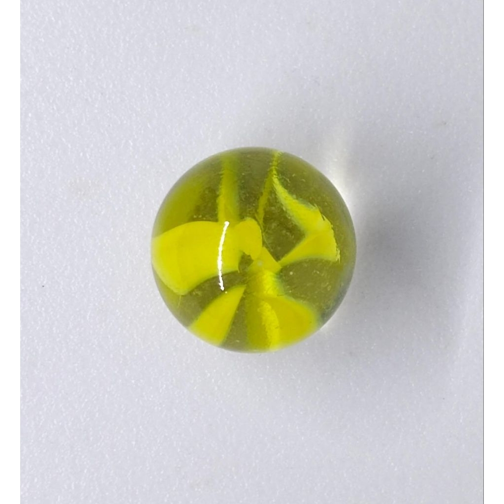 TARGET Kelereng Gundu Yellow Rainbow Marble Balap Belimbing Kuning