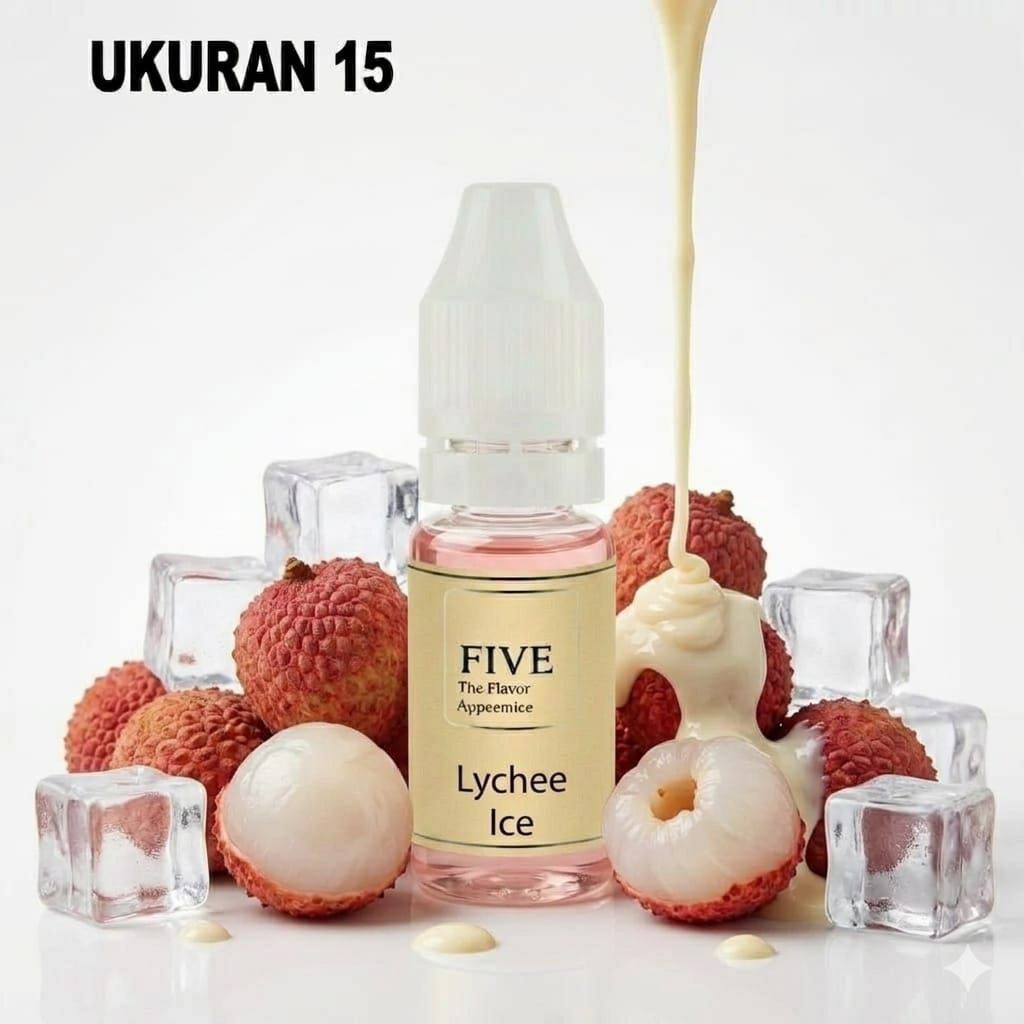 ‎FIVE perasa leci ice pemanis rasa makanan minuman essence perisa‎