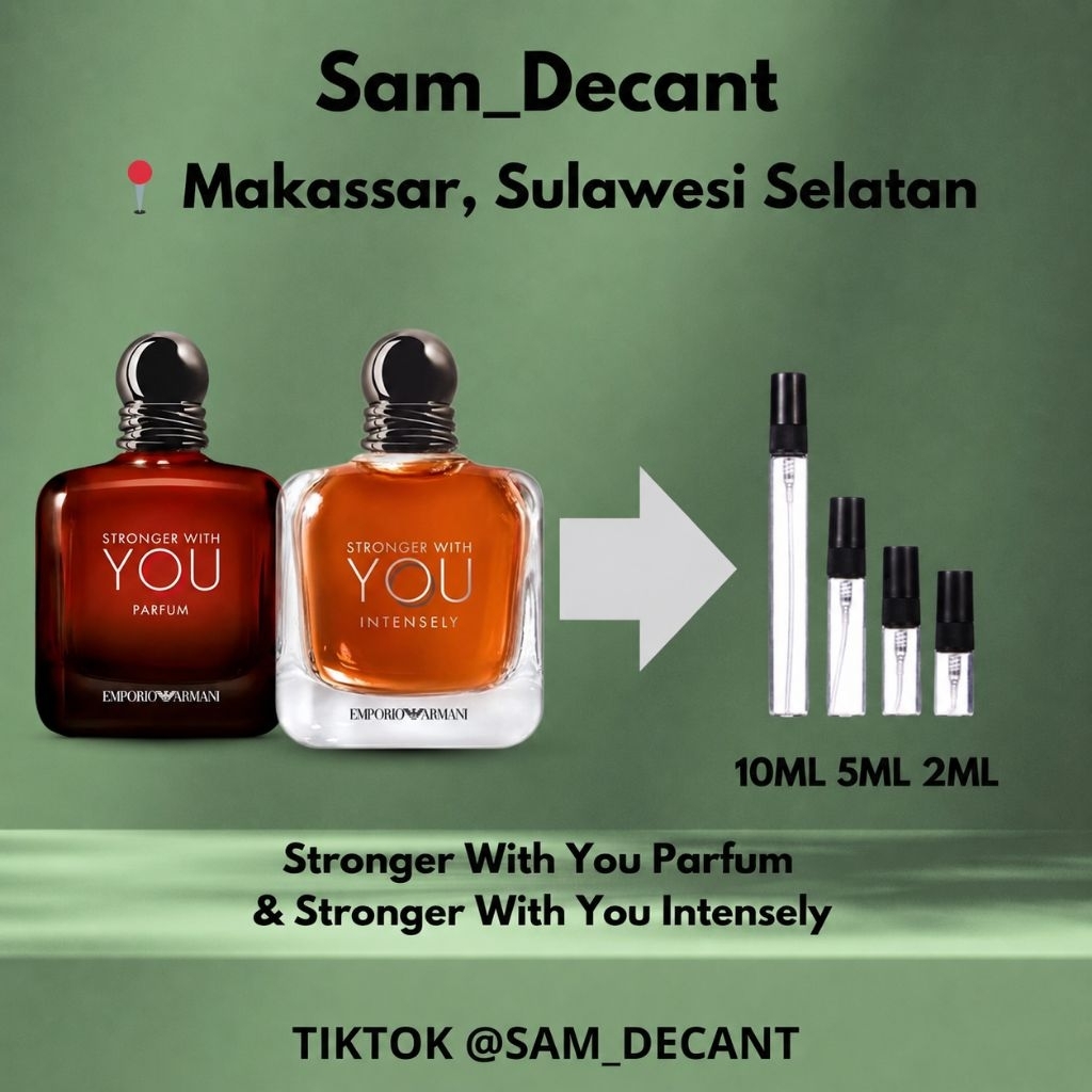 Decant Giorgio Armani Stronger With You Parfum & Stronger With You Intensely