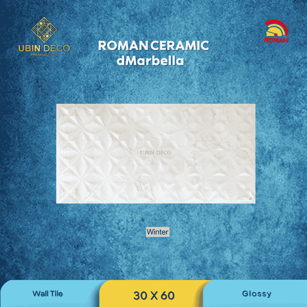 ROMAN KERAMIK dMARBELLA WINTER 30 X 60 cm (PER Dus/Box)
