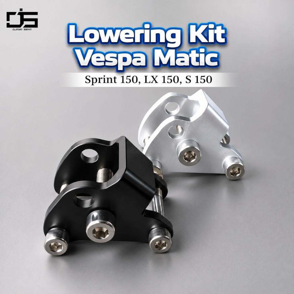 Lowering Kit Vespa Sprint Primavera Lx S Zelioni Custom Pemendek Shock Belakang Vespa Matic