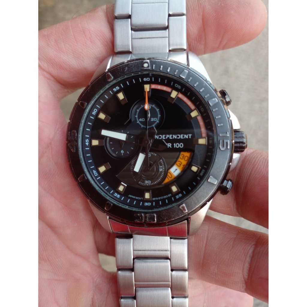 JAM TANGAN PRIA CITIZEN INDEPENDENT Chronograph original seken preloved