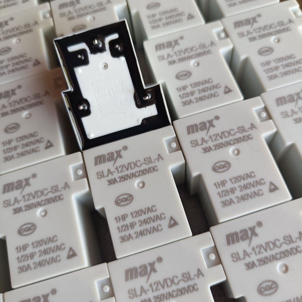 Relay 12vdc MAX kodok 5pin kaki 30A SLA-12VDC-SL-A Relay 12v dc 12 volt DC 5pin max kodok 5 pin