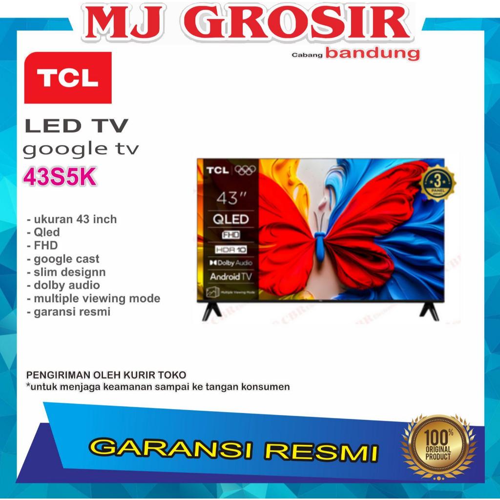 LED TV TCL 43" 43S5K 43 INCH ANDROID TV QLED