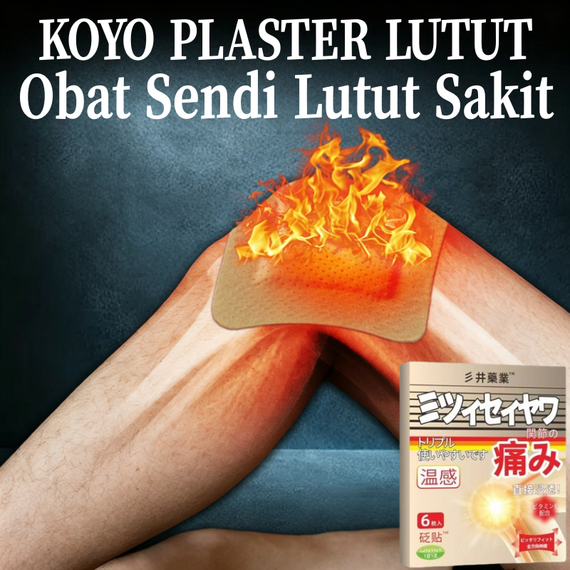 Koyo lutut Nyeri sendi Knee plaster sendi lutut Pegal Linu Knee Pain Relief Herbal Menyembuhkan Nyer