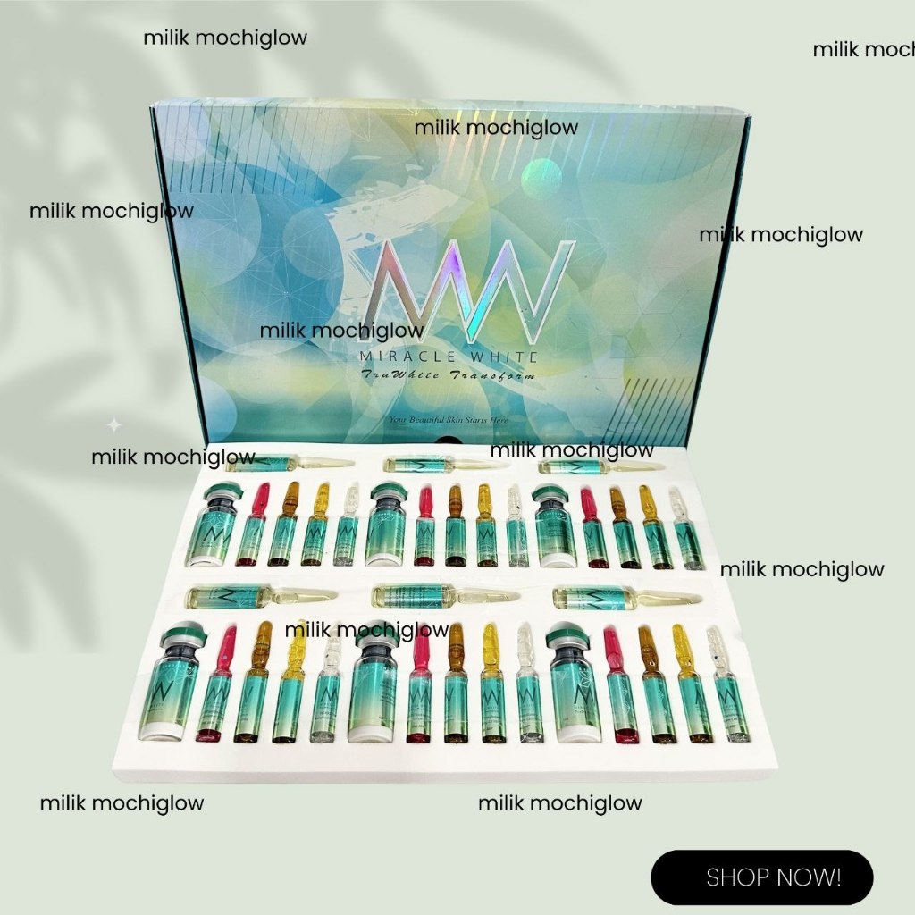 MIRACLE WHITE TRUWHITE HIJAU BOX (6 SET)