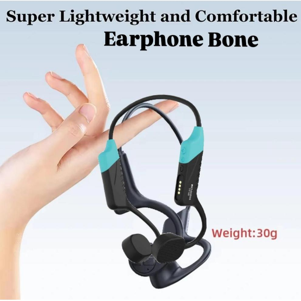 Aerphone Bone Conduction Receiver Bone Conduction Earphone Wireless for Transmitter