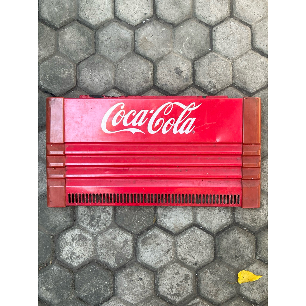 Tinsign Asesoris Kulkas / Refrigerator / Showcase Bekas Properti Coca Cola Sprite Fanta Bahan Plat S