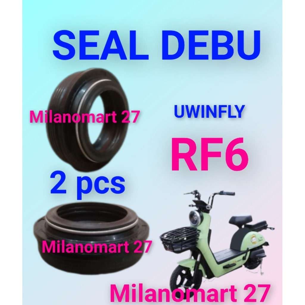 seal debu skok depan uwinfly RF6 sil shock depan sepeda listrik uwinfly RF6