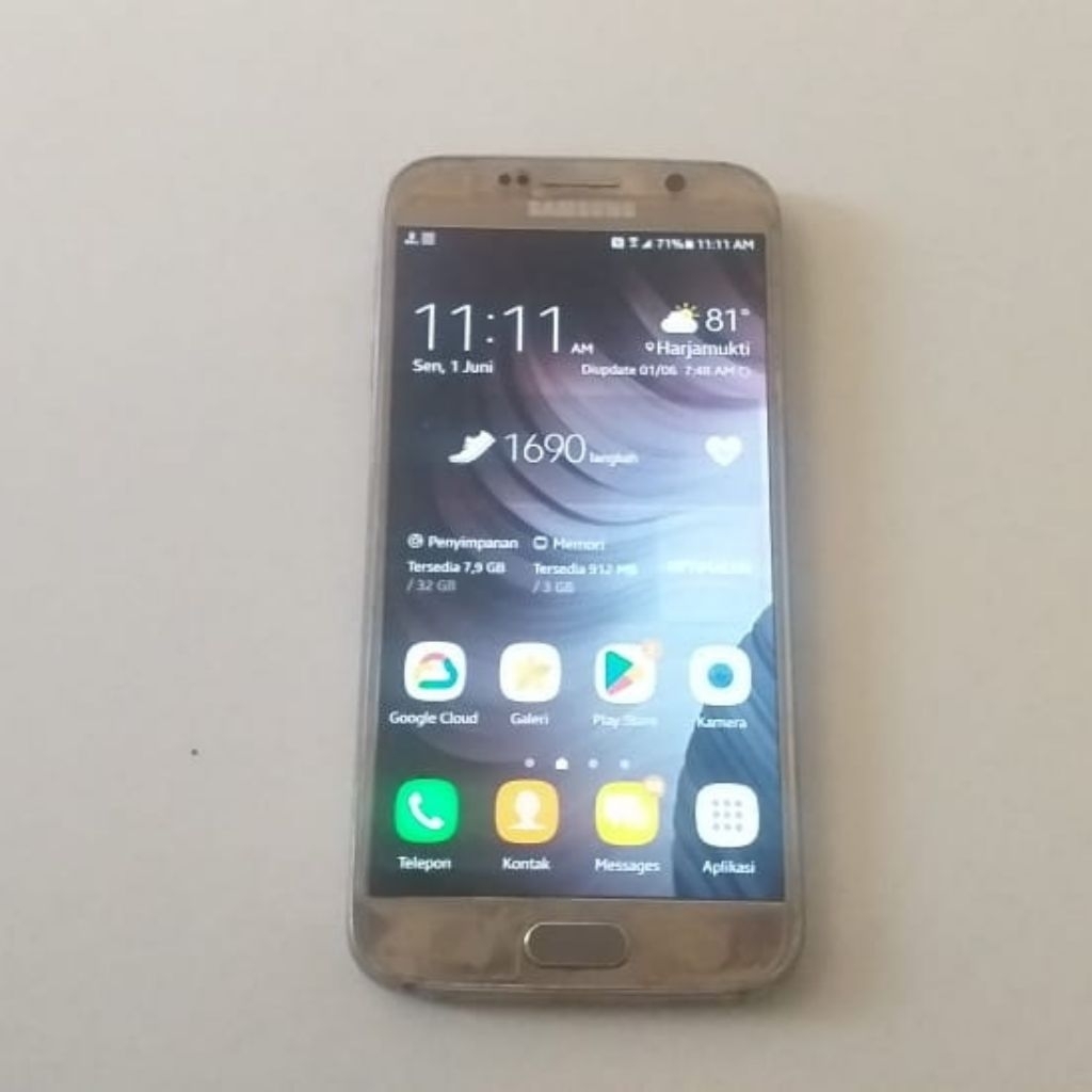 Samsung S6 Flat Bekas
