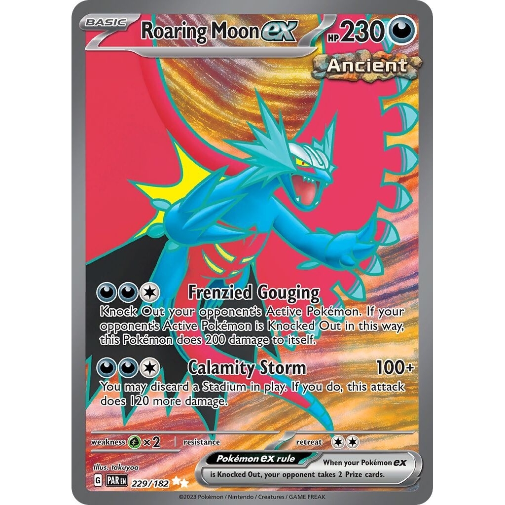 Tcg Pokemon Roaring Moon EX PAR Eng