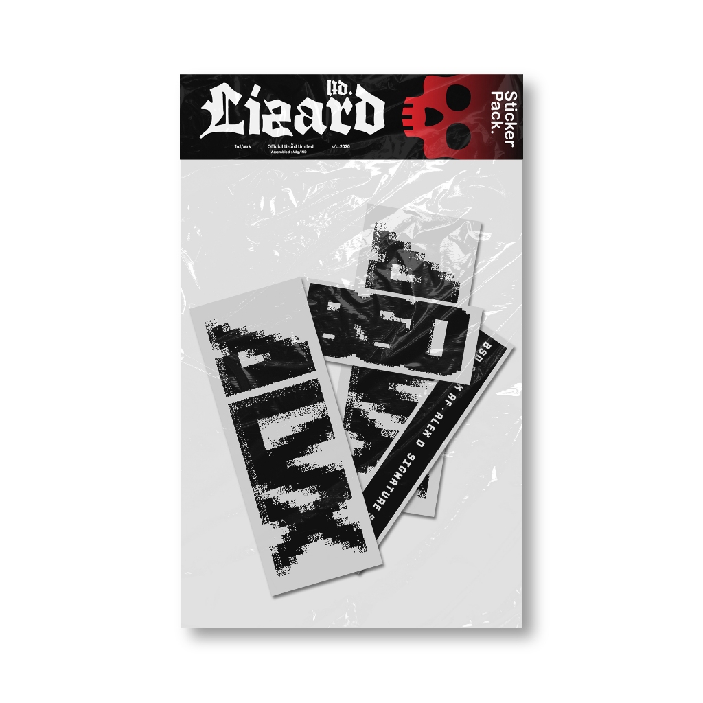 (BSD001) Sticker Pack Transparan BSD ALVX/ Stiker Sepeda BMX