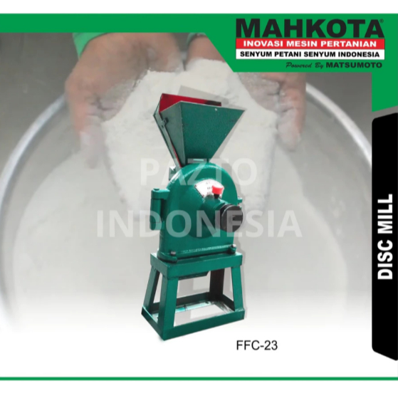 Mesin Giling Tepung FFC 23 + Penggerak Dinamo 3 HP 1 & 3 PHASE Listrik