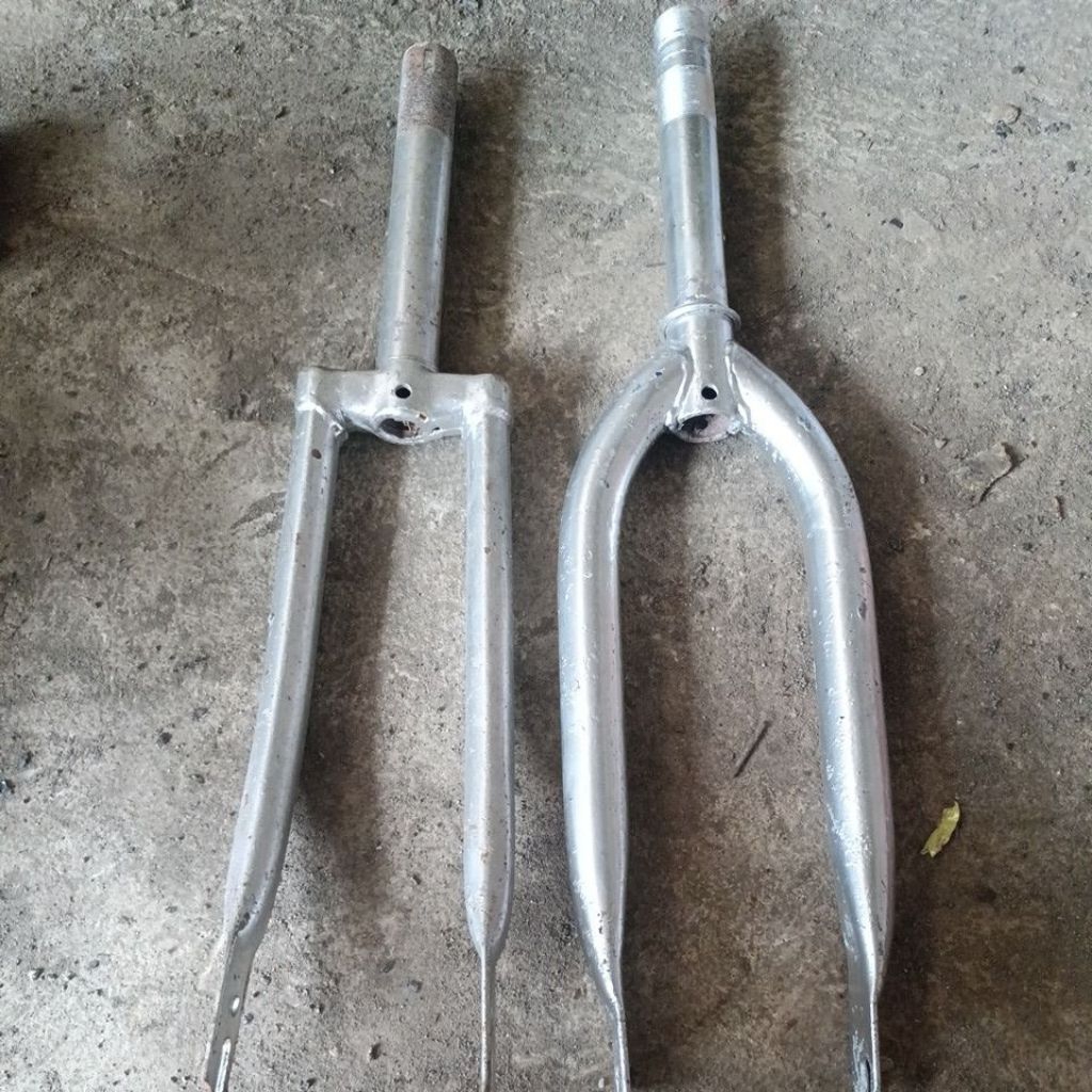 Fork sepeda ukuran 18 in,bekas