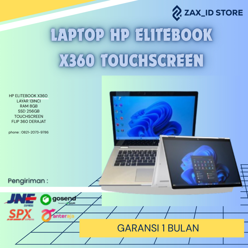 LAPTOP HP ELITEBOOK X360 TOUCHCREEN