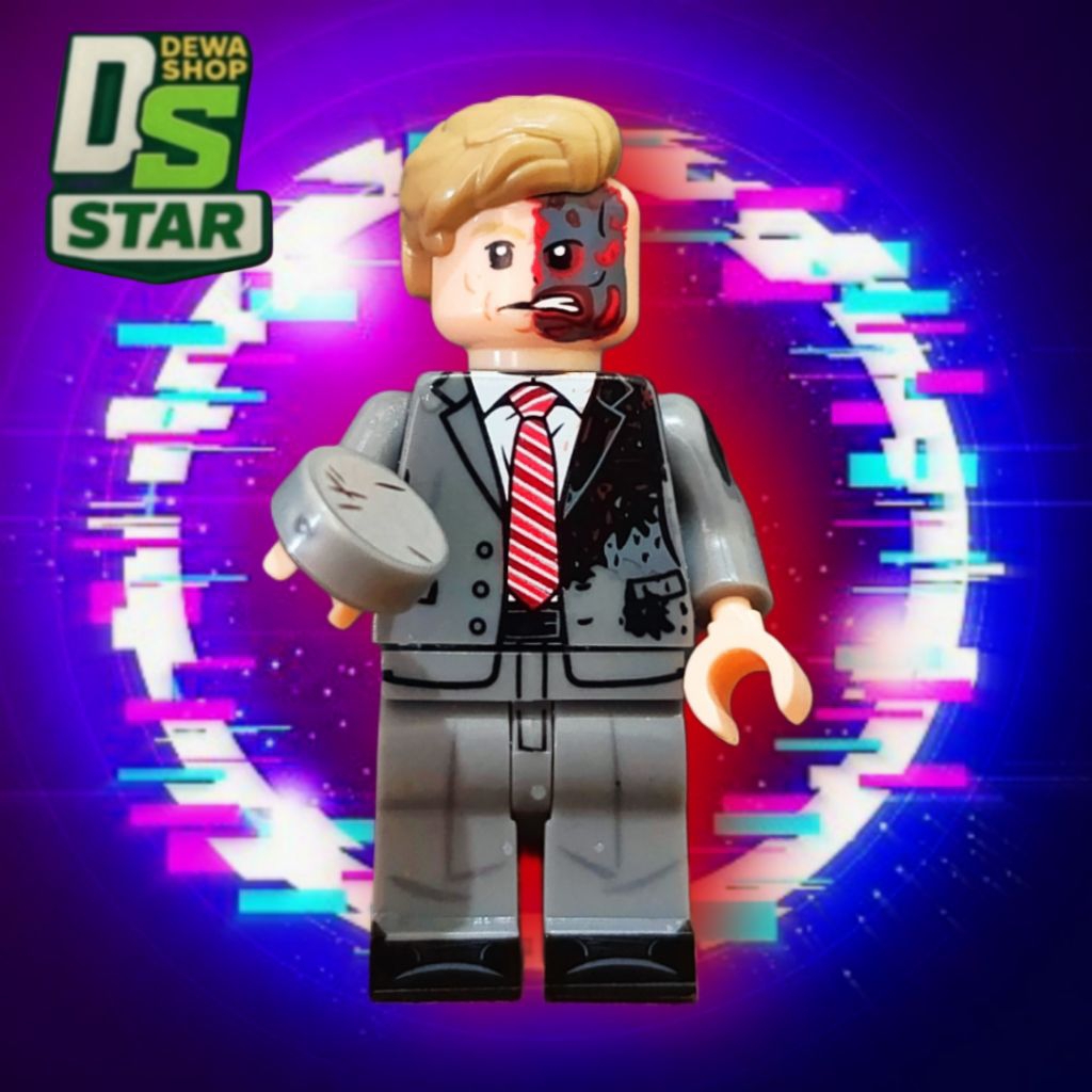 Lego Two Face Harvey Dent DC BATMAN