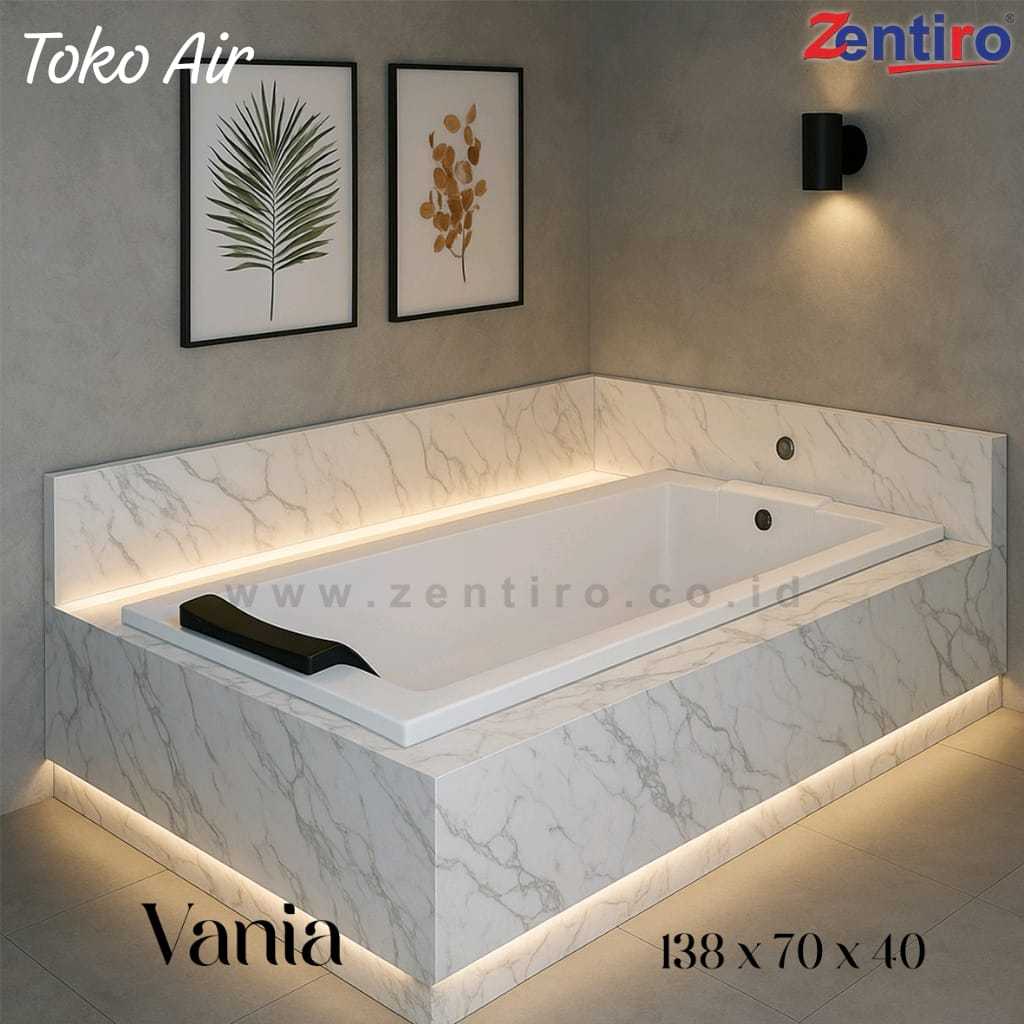 Bathtub ZENTIRO Bathtub Jacuzzi Whirlpool Long Vania | Bathtub Tanam