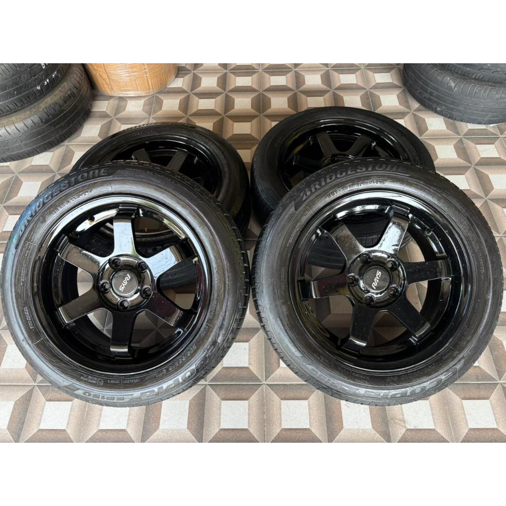 1 SET TE 37 R16 VELG PLUS BAN SECOND HOL 5 VCD 114 LBR 7  ET 35