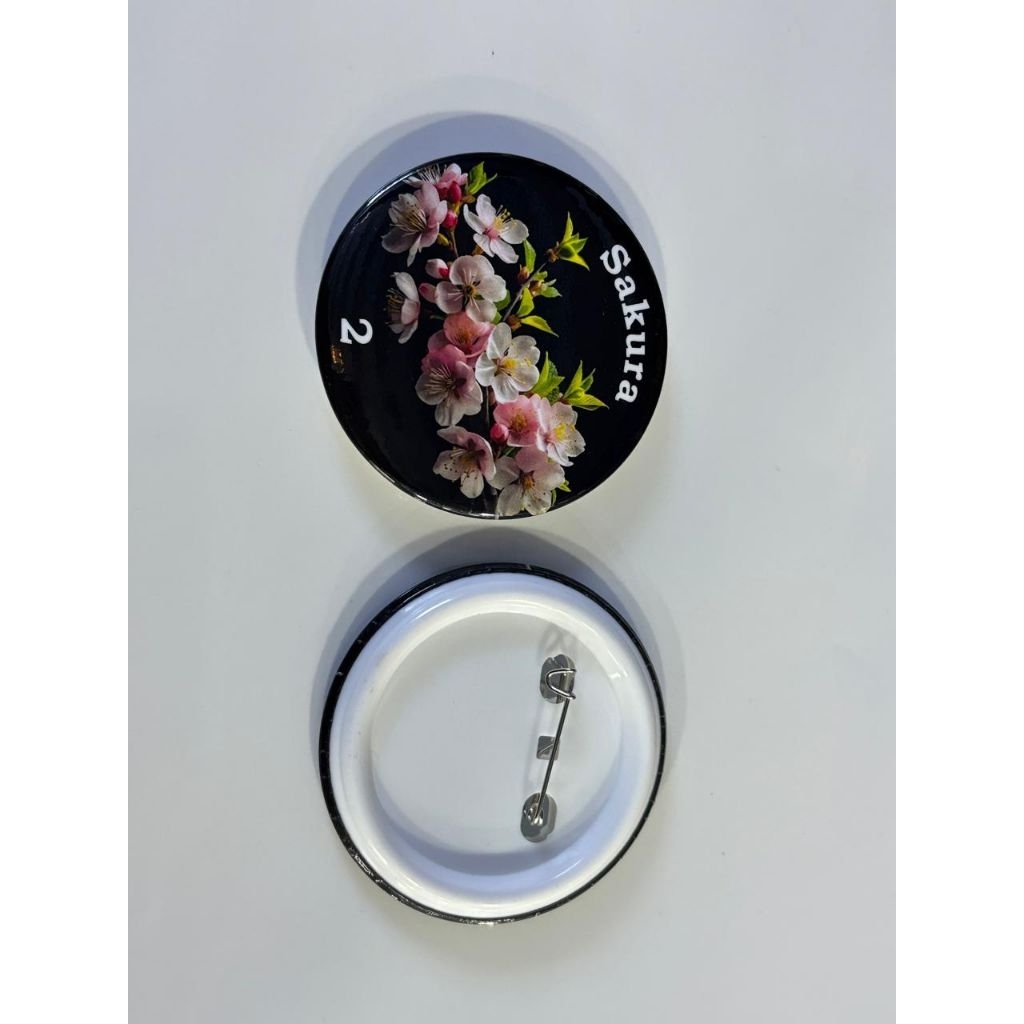 Pin bahan kaleng custom