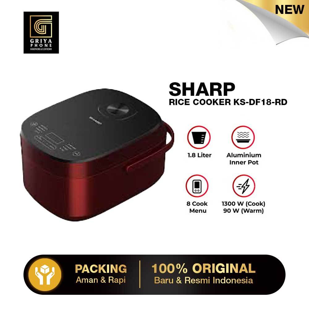 Sharp KS-DF18-RD Penanak Nasi Digital 1.8L
