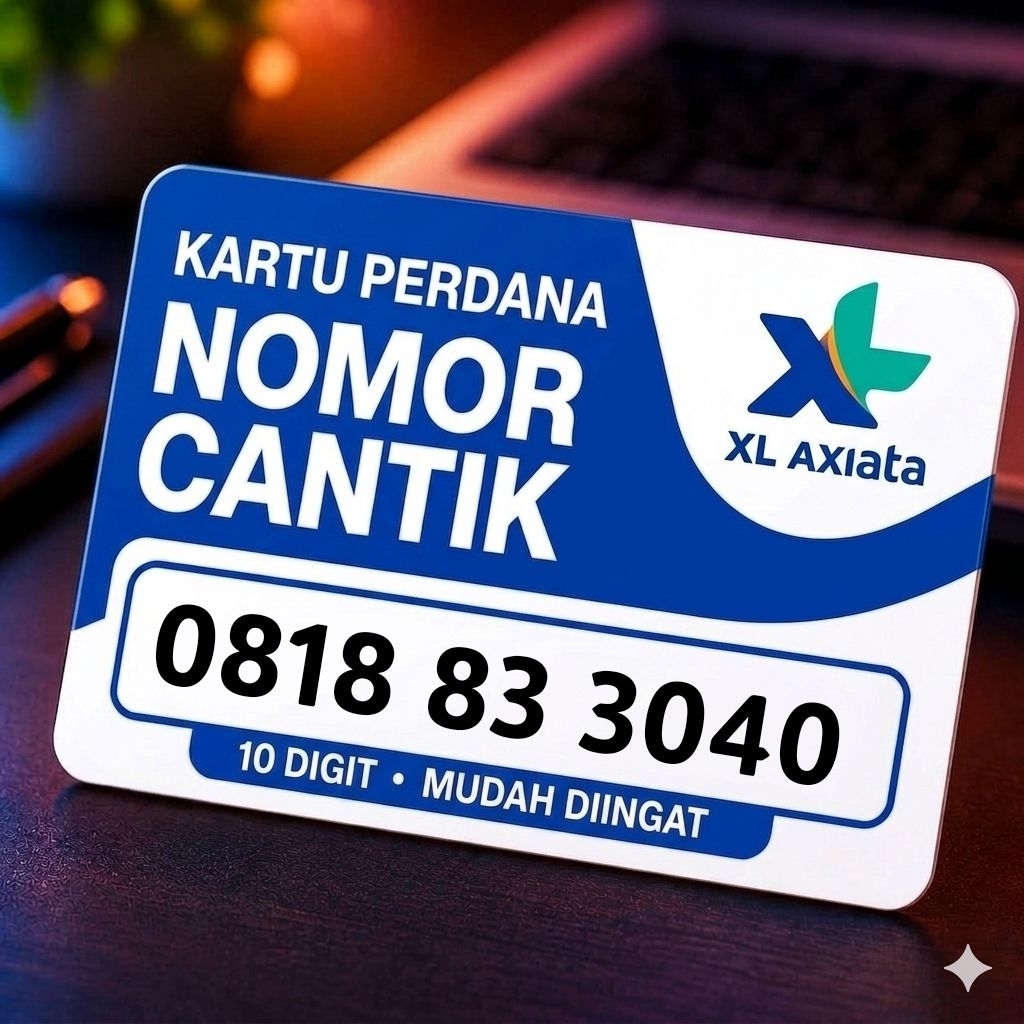 Nomor cantik xl axiata nomer Cantik Kartu perdana 10 digit 3040