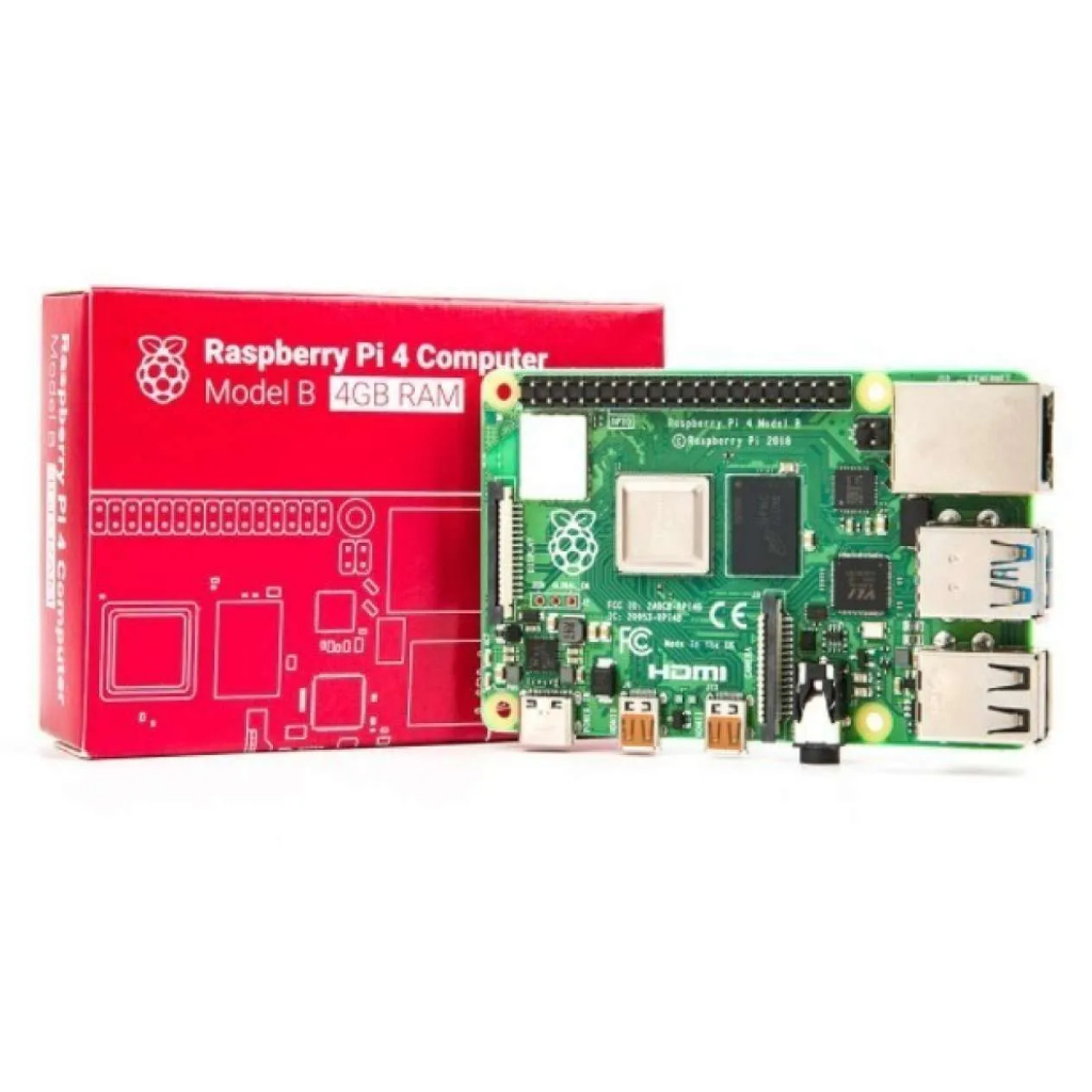 Raspberry Pi 4 Model B 4GB RAM +  BOX heatsink