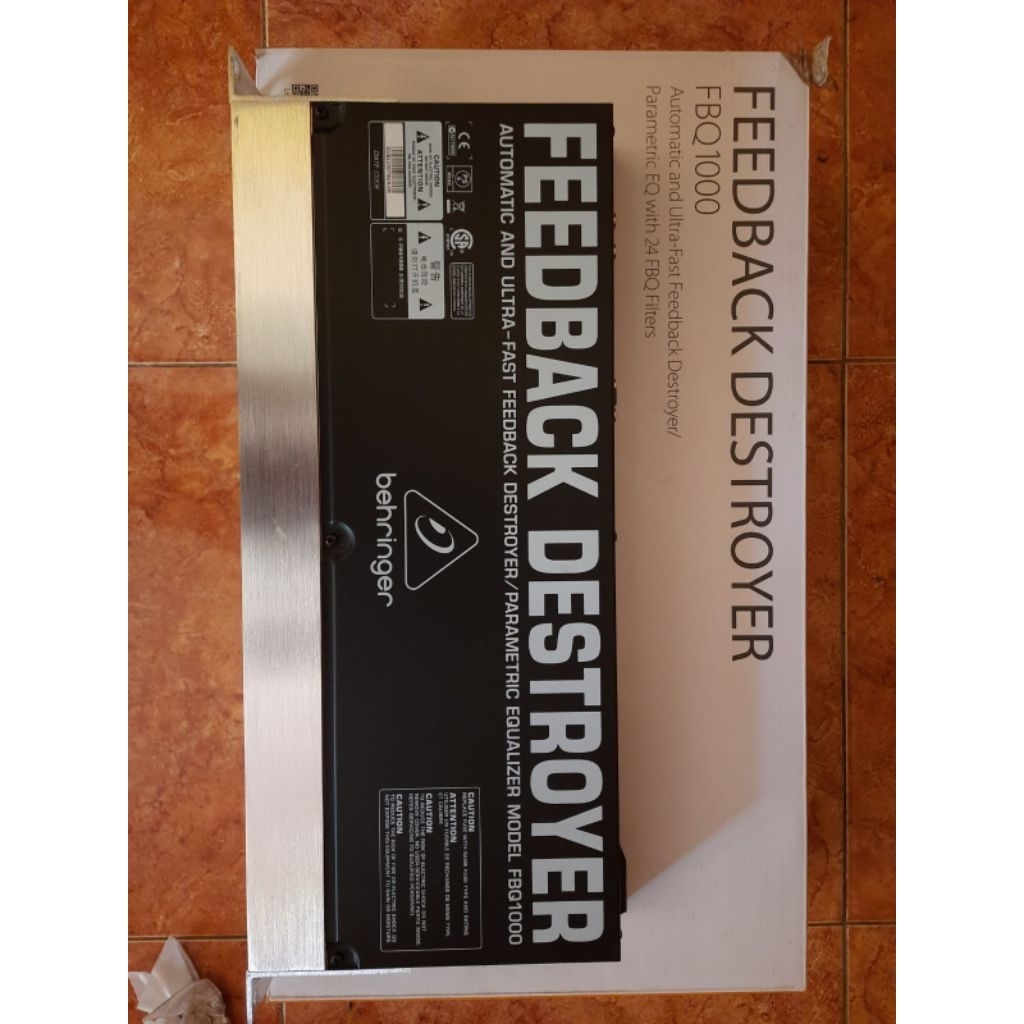 Behringer FBQ1000 Feedback Destroyer (anti feedback)