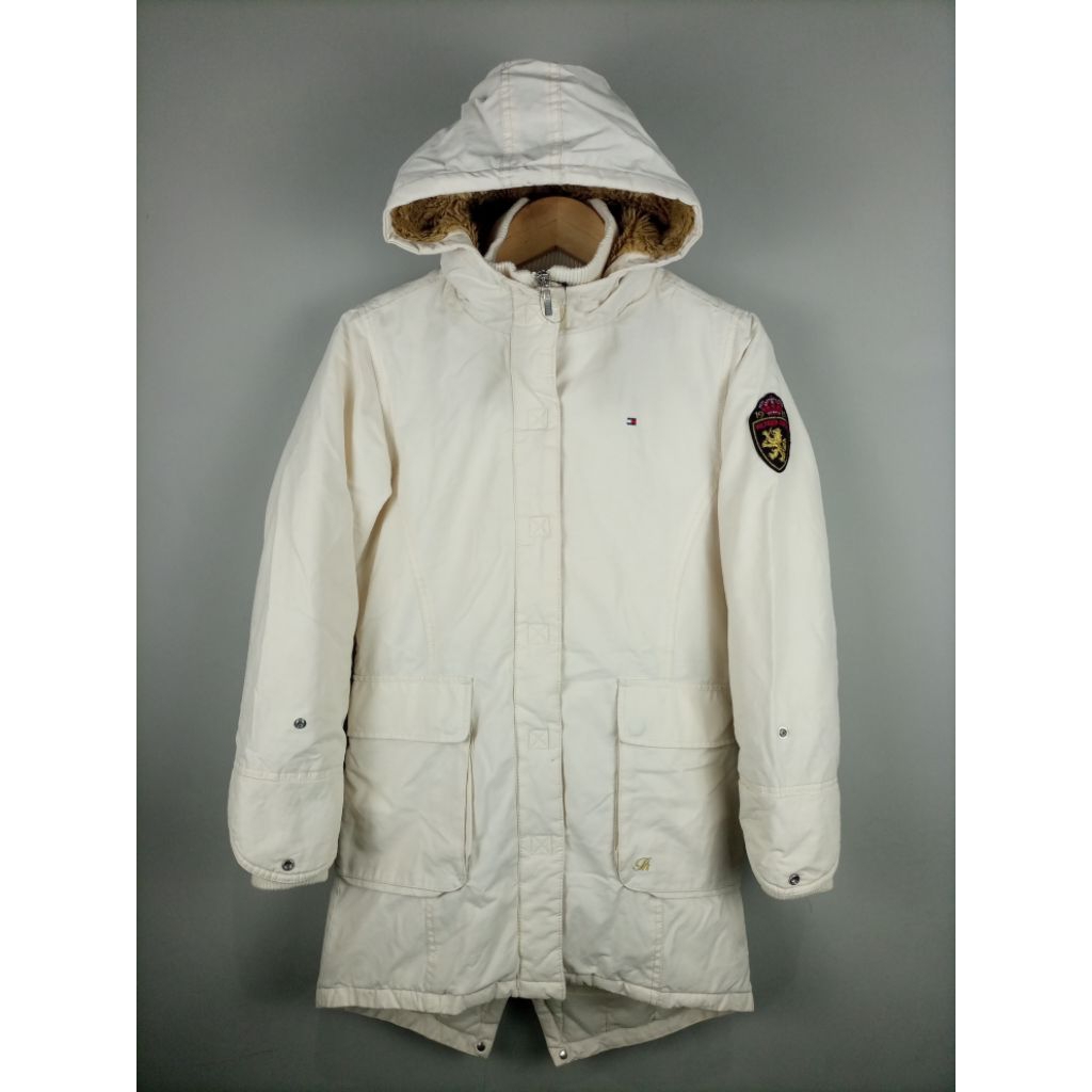 Jaket Tommy Hilfiger Woman Original Tommy Girls Winter Tebal_BW_Size S/Remaja