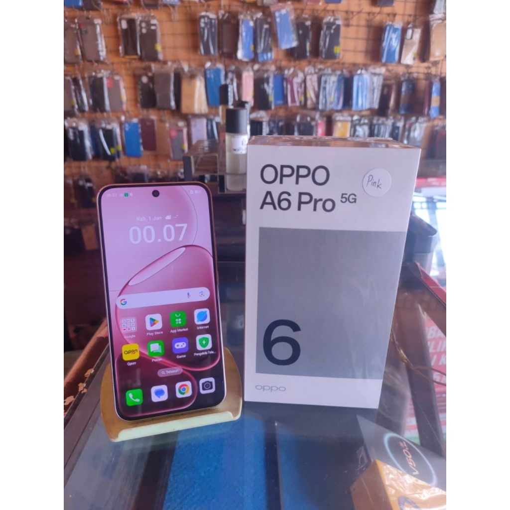 OPPO A6 PRO 5G RAM 16/256 SECOND ORIGINAL,CAS KD ORI