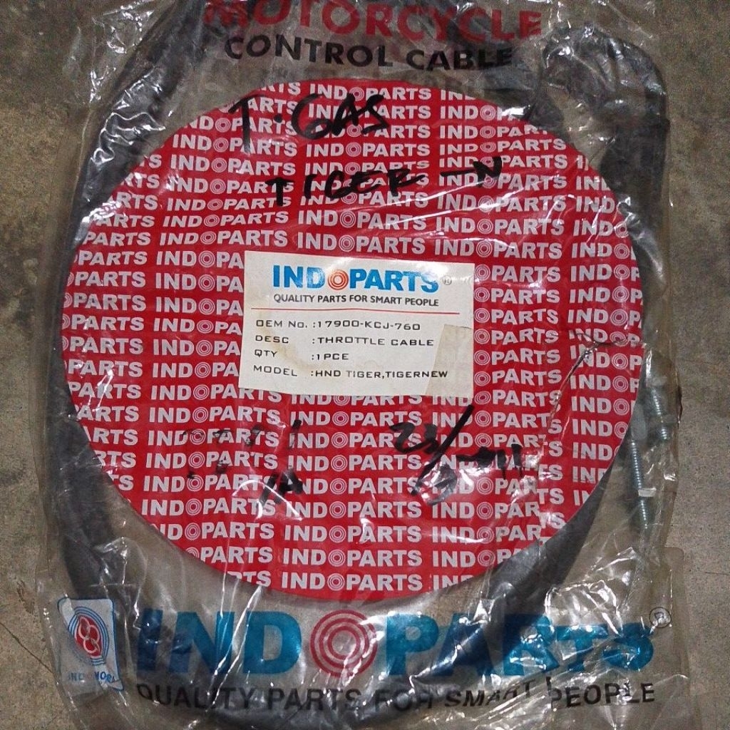 kabel gas Tiger set A dan B