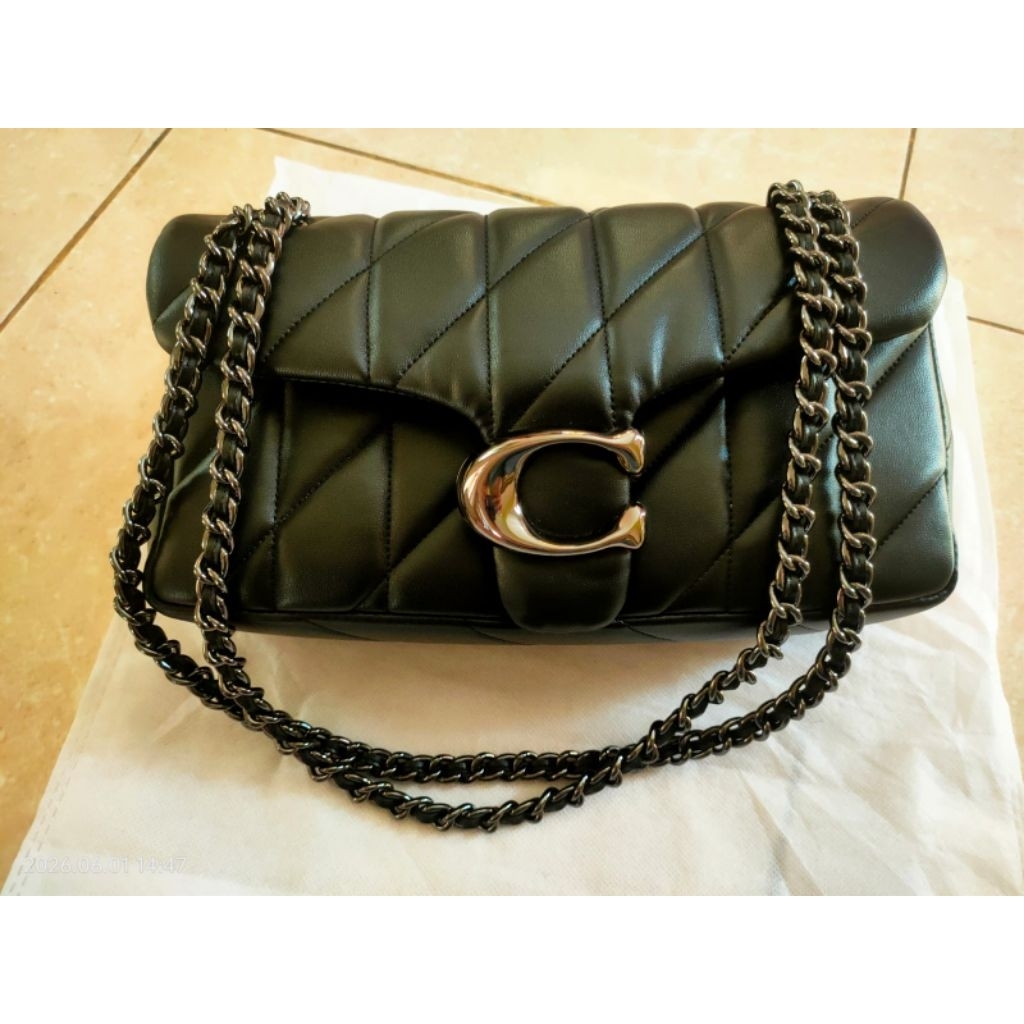 Preloved Tas Coach Warna Hitam Size Medium26