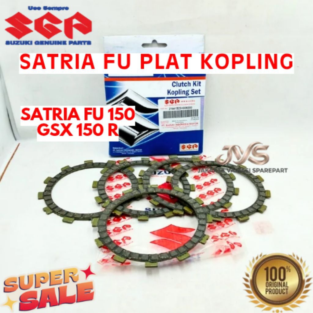 PLAT KOPLING KODE SATRIA FU, PLAT KOPLING SATRIA FU 150, PLAT KOPLING GSX 150 R