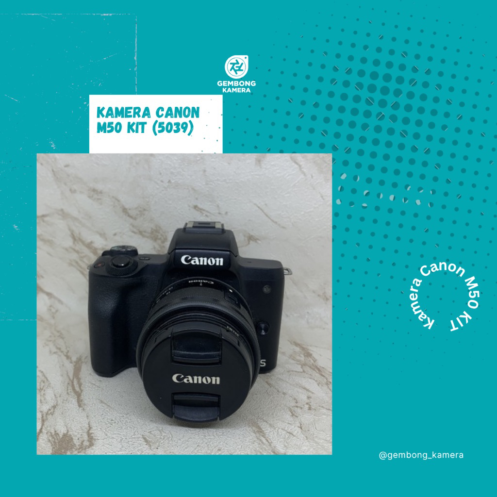 KAMERA CANON M50 KIT MURAH MANTAP (5038)