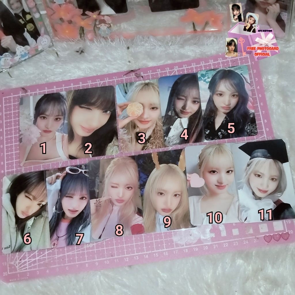 PHOTOCARD LIZ IVE OFFICIAL+ free photocard official