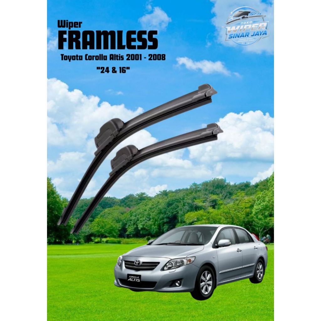 Wiper Toyota Corolla Altis 2001 - 2008