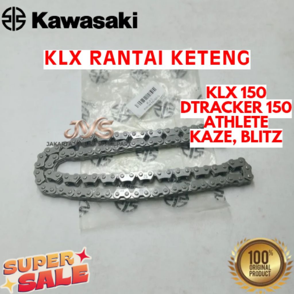 RANTAI KETENG KODE KLX, RANTAI KETENG KLX 150, RANTAI KETENG DTRACKER 150, RANTAI KETENG ATHLETE, RA