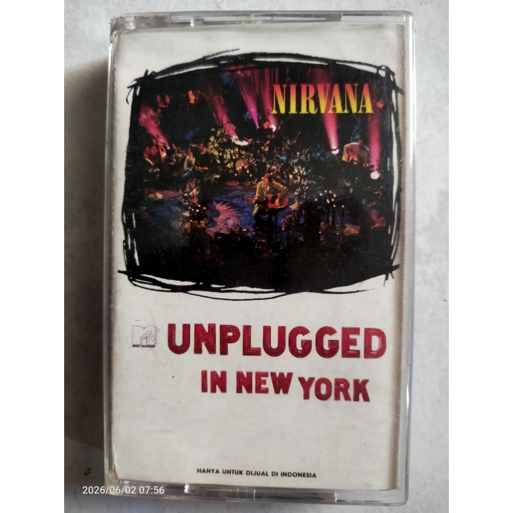 kaset pita jadul NIRVANA "unplugged in new york"