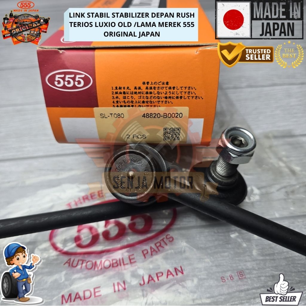 LINK STABIL STABILIZER DEPAN RUSH TERIOS LUXIO OLD /LAMA MEREK 555 ORIGINAL JAPAN